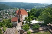 View from the castle on the Commandant’s House. Photo: Kulturstiftung Rhein-Neckar-Kreis View from the castle on the Commandant’s House. Photo: Kulturstiftung Rhein-Neckar-Kreis