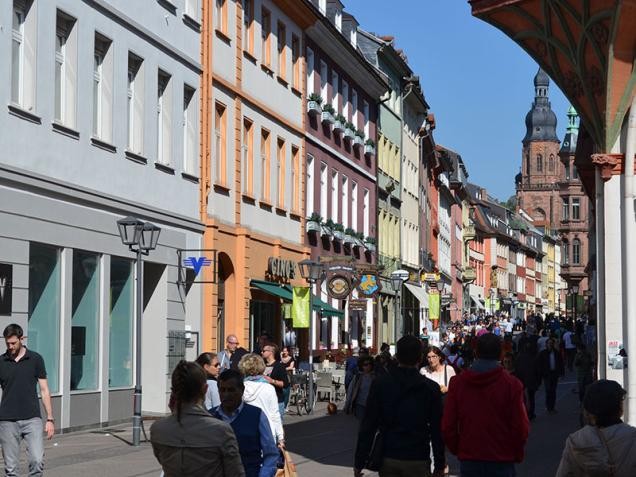 View of the pedestrian area (Photo: Stadt Heidelberg) View of the pedestrian area (Photo: Stadt Heidelberg)