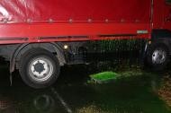 Gefahrstoff tritt aus (Foto: Feuerwehr Heidelberg)
