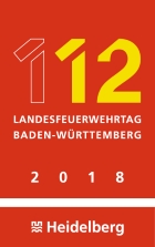 Logo des 12. Landesfeuerwehrtags 2018 in Heidelberg (Quelle: Landesfeuerwehrverband, Stadt Heidelberg) Logo des 12. Landesfeuerwehrtags 2018 in Heidelberg (Quelle: Landesfeuerwehrverband, Stadt Heidelberg)