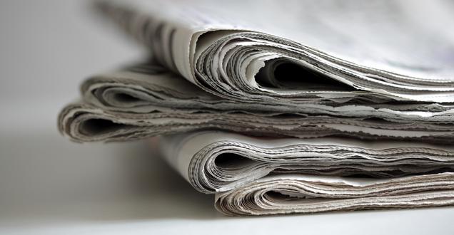 Stack of newspapers (Photo: Shutterstock, ID:130538774) Stack of newspapers (Photo: Shutterstock, ID:130538774)