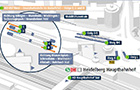 Fahrgastinfo für die neue Haltestelle Hauptbahnhof (rnv)